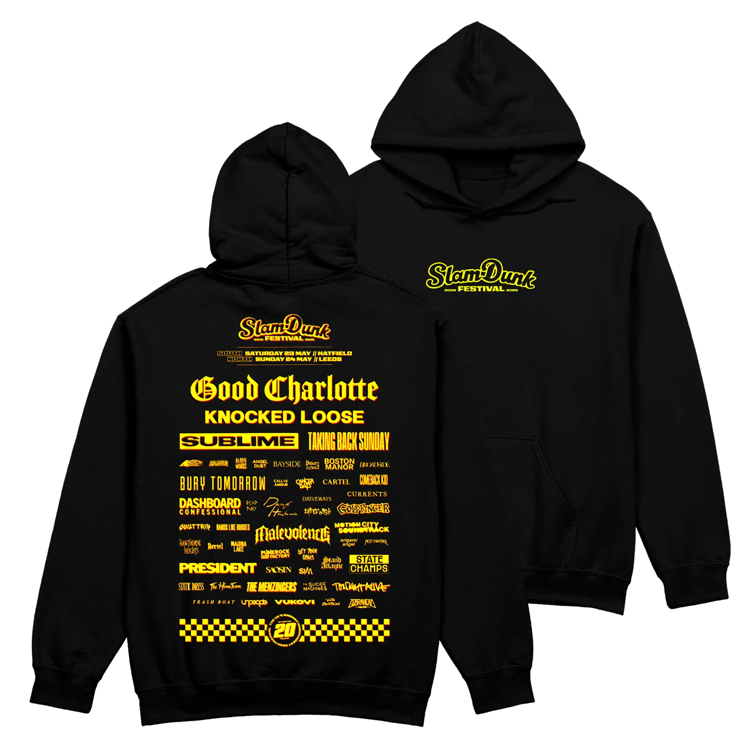 SDF26 LINEUP HOODIE (BLACK)