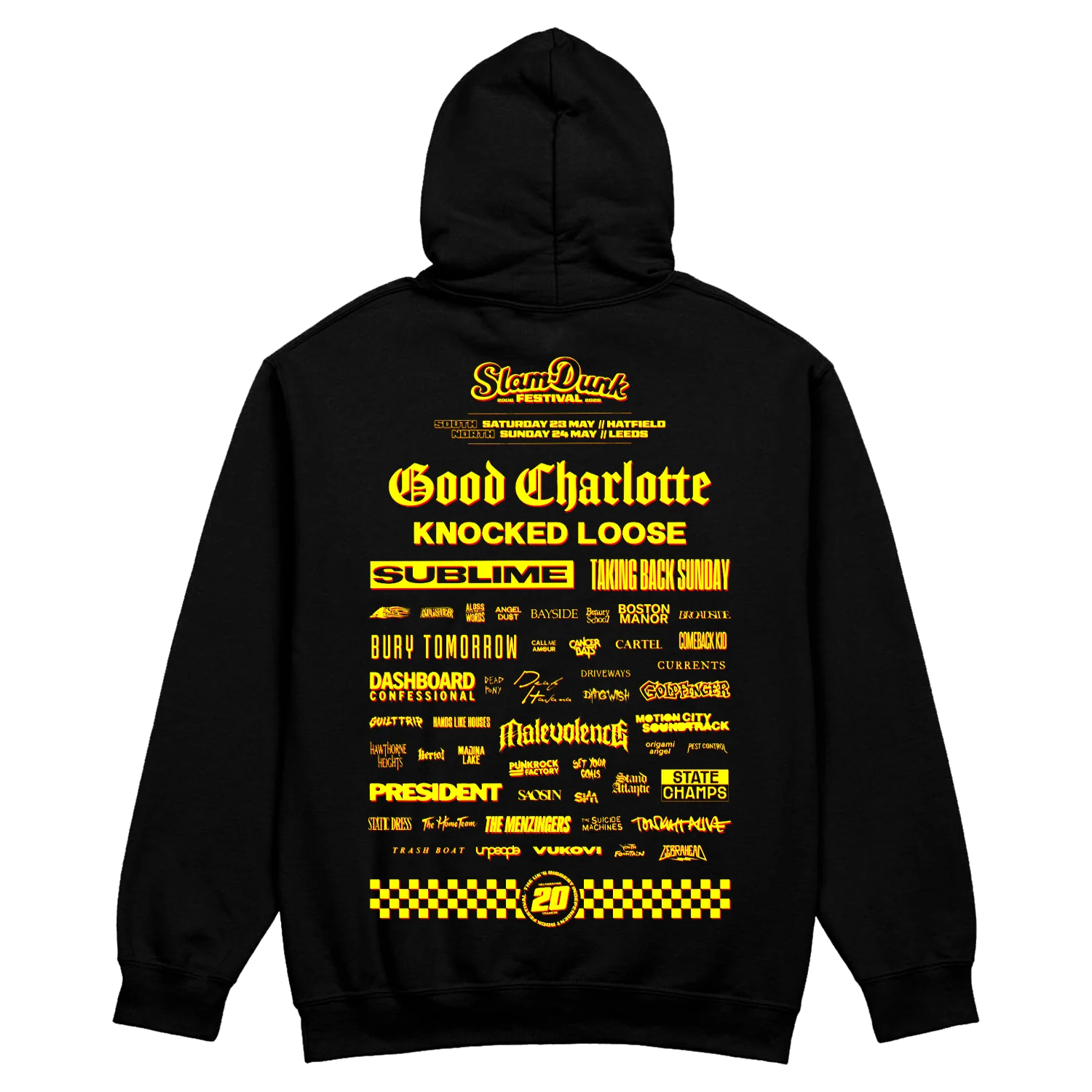 SDF26 LINEUP HOODIE (BLACK) - Image 2